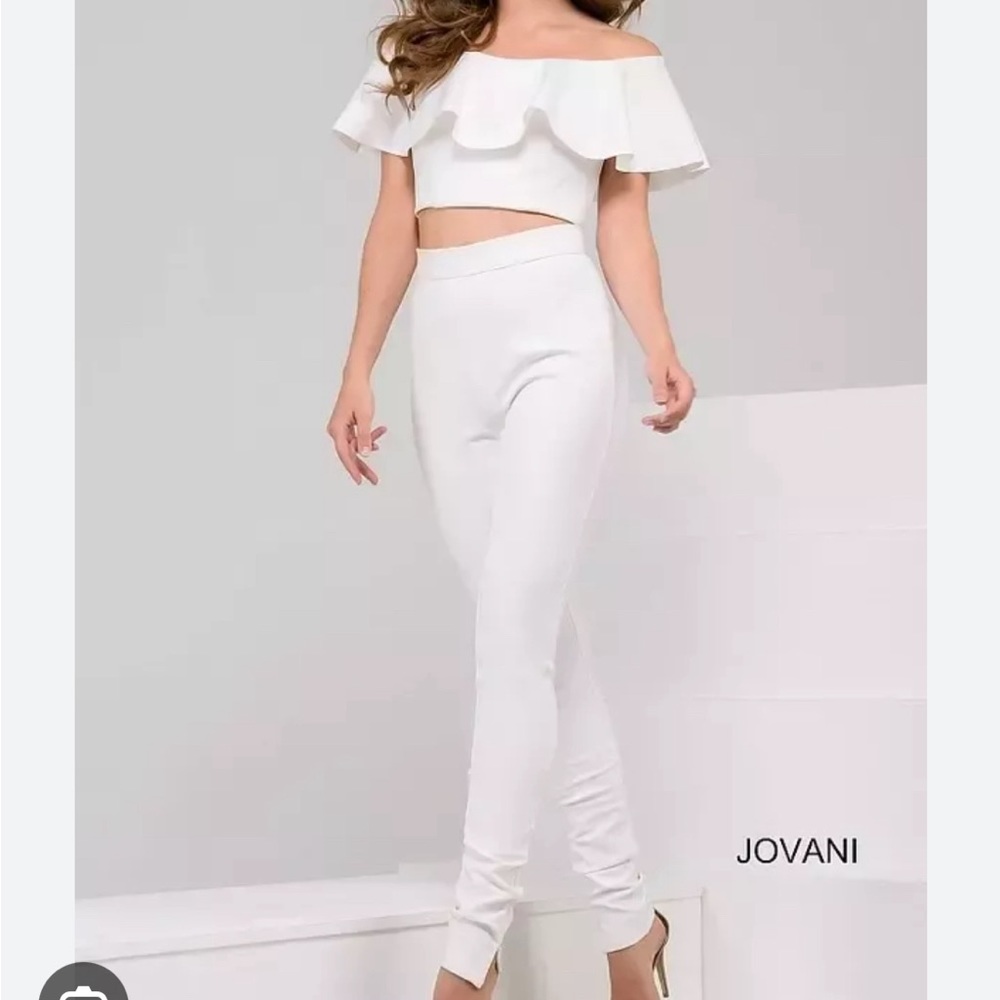 Jovani pants and crop top set size 0/2